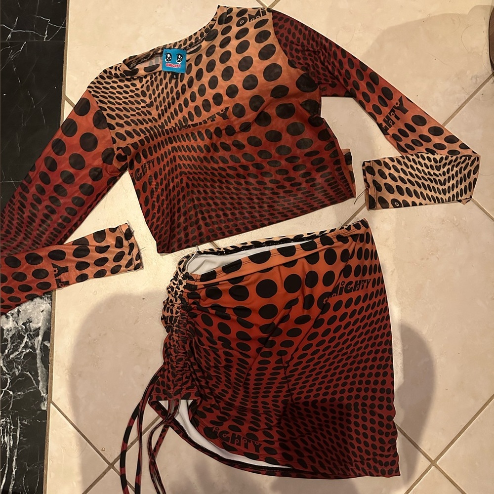 O Mighty 2 piece skirt set